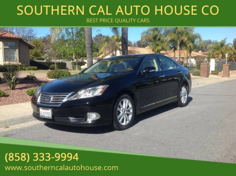 2010 Lexus ES 350 for sale at SOUTHERN CAL AUTO HOUSE in San Diego CA