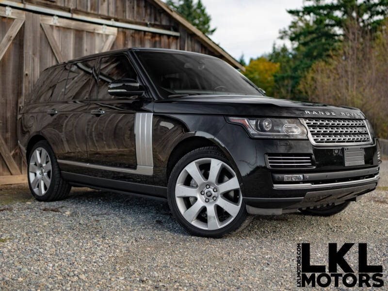 2013 Land Rover Range Rover for sale at LKL Motors in Puyallup WA