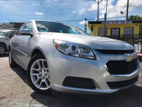 2015 Chevrolet Malibu for sale at MIAMI AUTO LIQUIDATORS in Miami FL