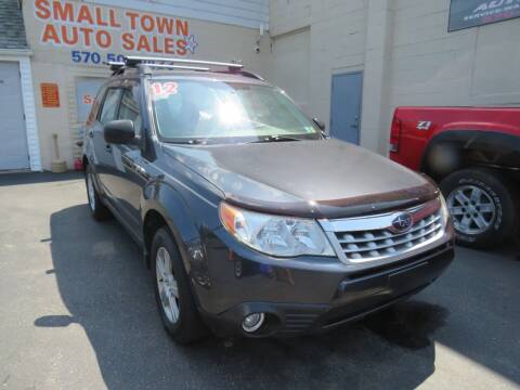 2012 Subaru Forester for sale at Small Town Auto Sales in Hazleton PA