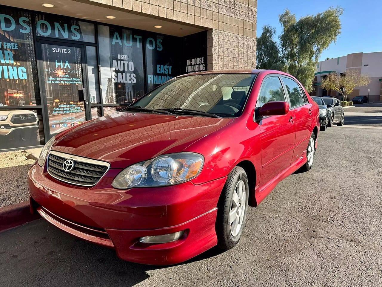 2007 Toyota Corolla for sale at HUDSONS AUTOS in Gilbert, AZ