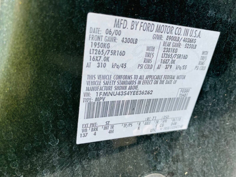 2000 Ford Excursion Limited