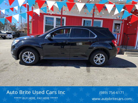 2017 Chevrolet Equinox for sale at Auto Brite Used Cars Inc in Saginaw MI