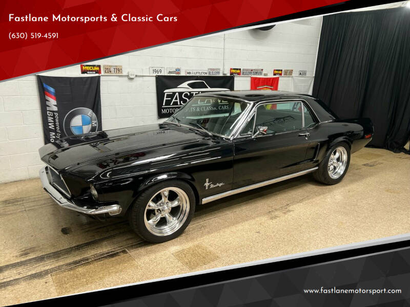 1968 Ford Mustang for sale at Fastlane Motorsports & Classic Cars in Addison IL