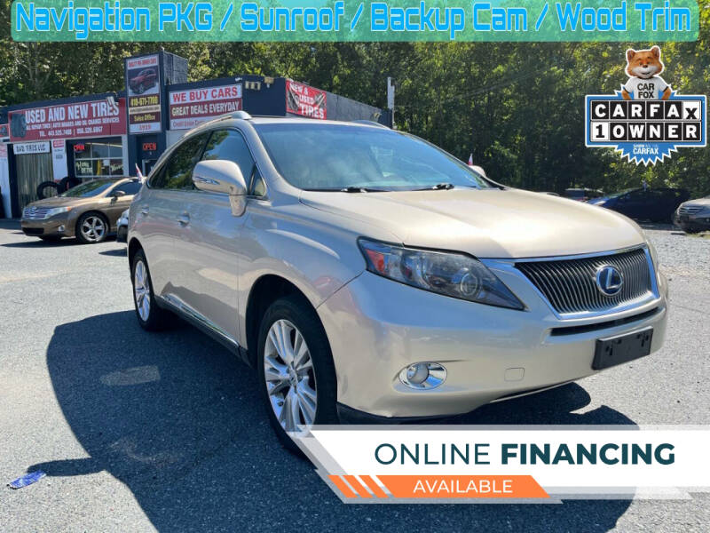 2011 Lexus RX 450h for sale at High Rated Auto Company in Abingdon MD