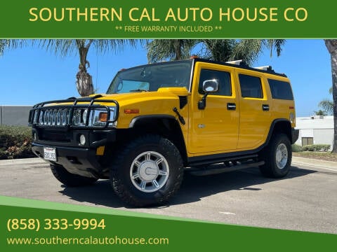 2004 HUMMER H2 for sale at SOUTHERN CAL AUTO HOUSE in San Diego CA