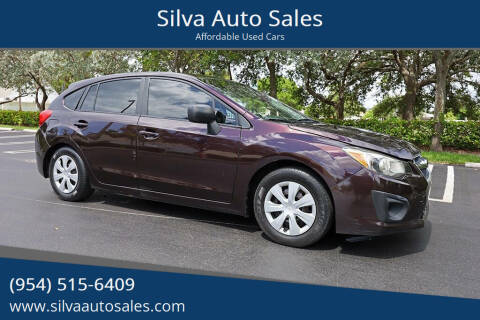 2012 Subaru Impreza for sale at Silva Auto Sales in Pompano Beach FL