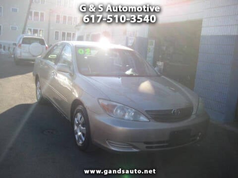 2002 Toyota Camry for sale at G & S Auto Service in Roslindale MA