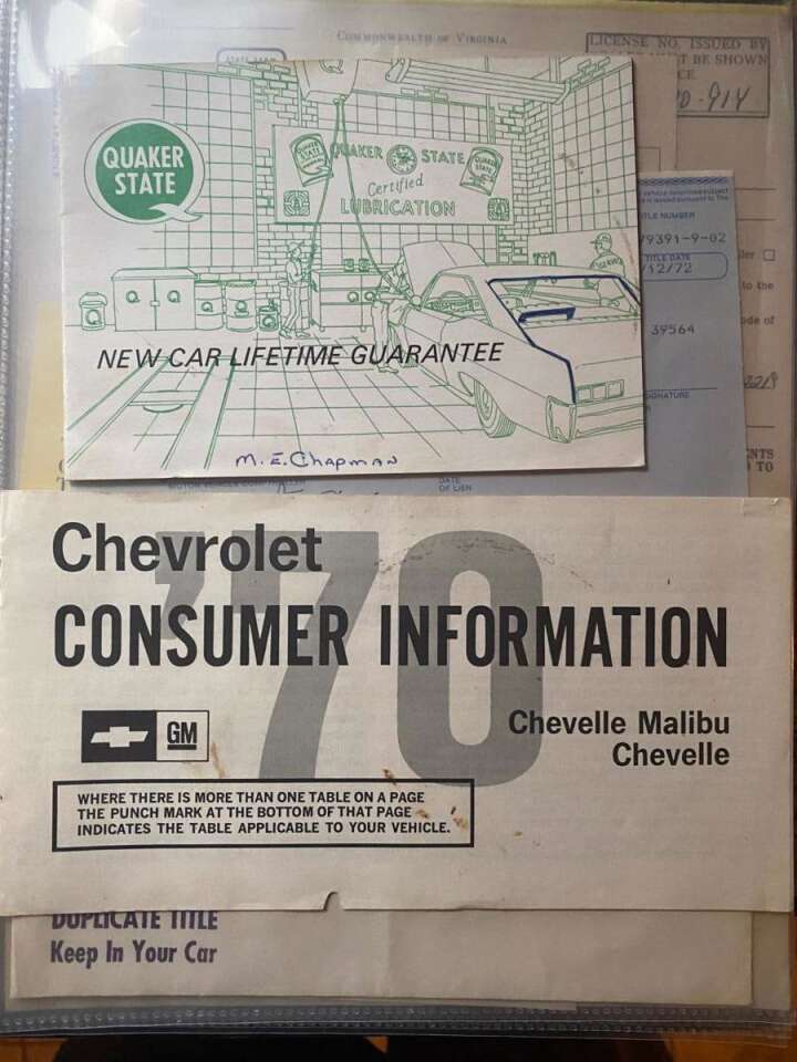 1970 Chevrolet Chevelle 78
