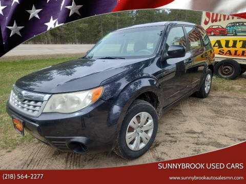 2013 Subaru Forester for sale at SUNNYBROOK USED CARS in Menahga MN