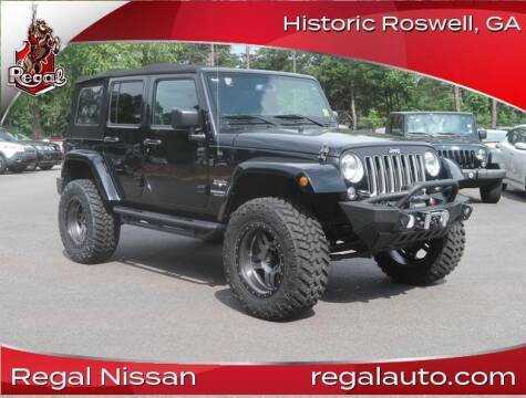 2016 Jeep Wrangler Unlimited for sale at Southern Auto Solutions-Regal Nissan in Marietta GA