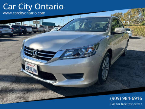 2015 Honda Accord for sale at Car City Ontario in Ontario CA