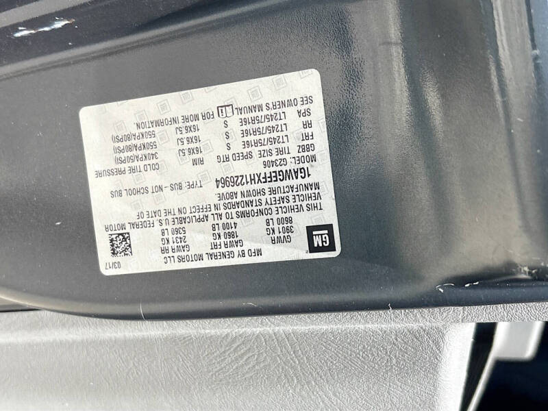 2017 Chevrolet Express LS 2500