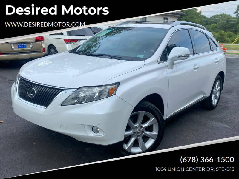 2011 Lexus RX 350 for sale at Desired Motors in Alpharetta GA