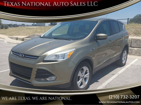 2014 Ford Escape for sale at Texas National Auto Sales LLC in San Antonio TX