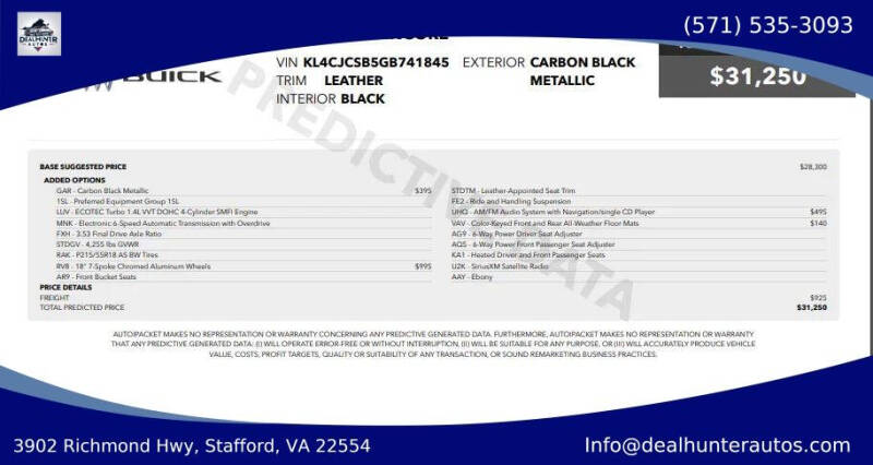 2016 Buick Encore Leather