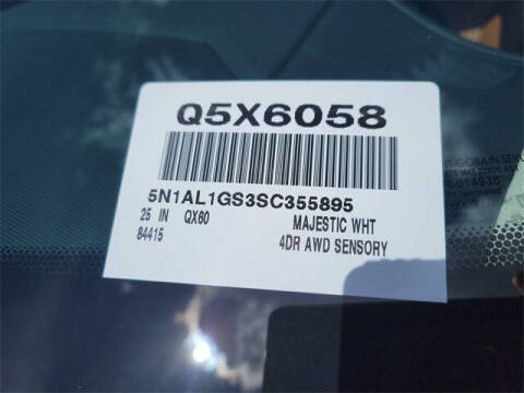 2025 Infiniti QX60 Sensory