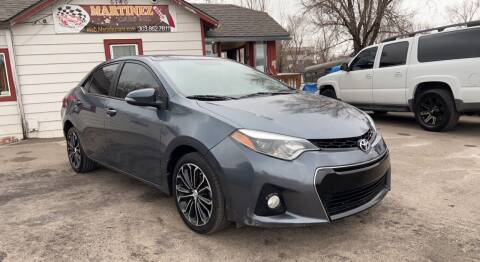 2014 Toyota Corolla for sale at Martinez Cars, Inc. in Lakewood CO