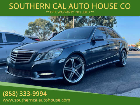 2013 Mercedes-Benz E-Class for sale at SOUTHERN CAL AUTO HOUSE in San Diego CA