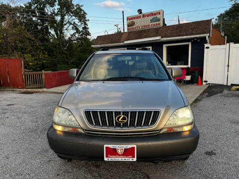 2002 Lexus RX 300 for sale at Fuentes Brothers Auto Sales in Jessup MD
