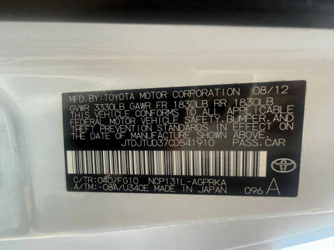 2012 Toyota Yaris