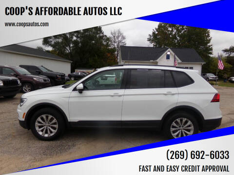 2019 Volkswagen Tiguan for sale at COOP'S AFFORDABLE AUTOS LLC in Otsego MI