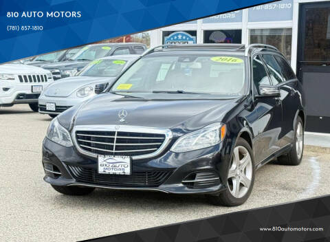2016 Mercedes-Benz E-Class E 350 4MATIC