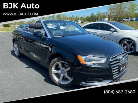 2015 Audi A3 for sale at BJK Auto in Mineral VA