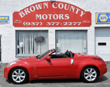 2004 Nissan 350Z for sale at Brown County Motors in Russellville OH