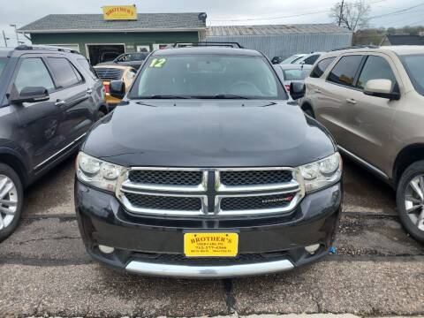 2012 Dodge Durango for sale at Brothers Used Cars Inc in Sioux City IA