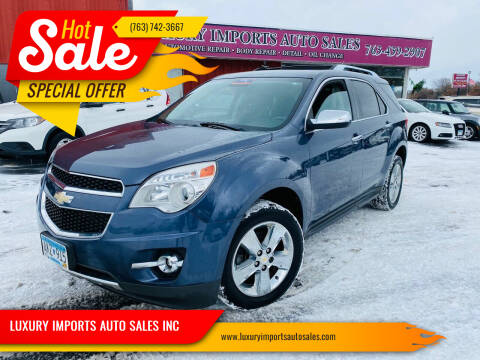 2013 Chevrolet Equinox for sale at LUXURY IMPORTS AUTO SALES INC in North Branch MN