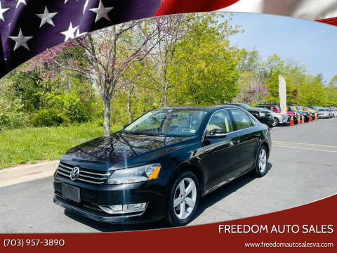 2015 Volkswagen Passat for sale at Freedom Auto Sales in Chantilly VA