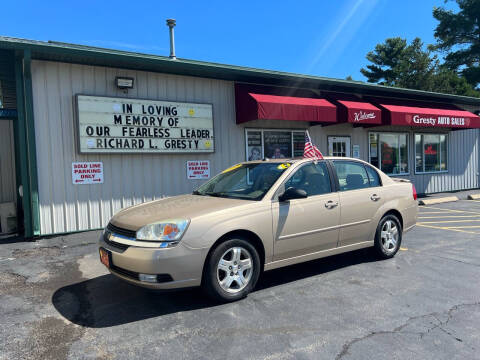 2004 Chevrolet Malibu for sale at GRESTY AUTO SALES in Loves Park IL