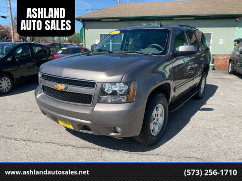 2013 Chevrolet Tahoe for sale at ASHLAND AUTO SALES in Columbia MO