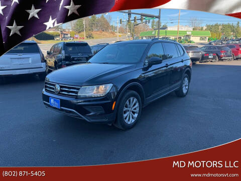 2019 Volkswagen Tiguan for sale at MD Motors LLC in Williston VT