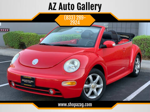 2004 Volkswagen New Beetle Convertible for sale at AZ Auto Gallery in Mesa AZ