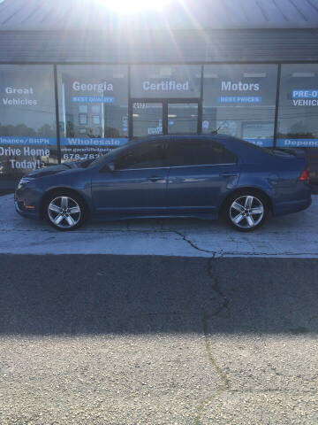 2010 Ford Fusion for sale at Georgia Certified Motors in Stockbridge GA
