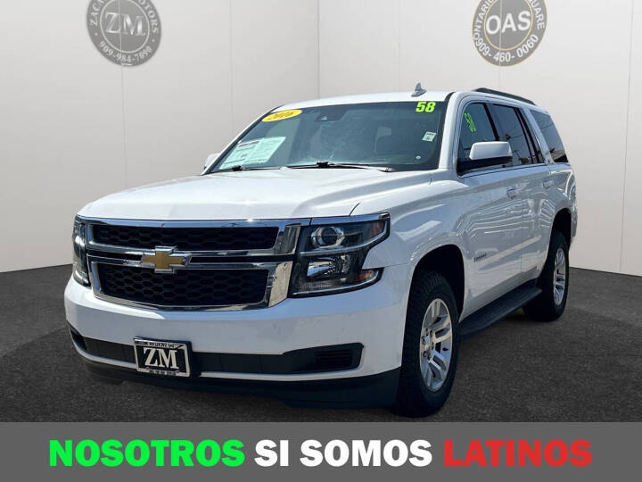 2016 Chevrolet Tahoe for sale at Zacatlan Motors in Ontario, CA