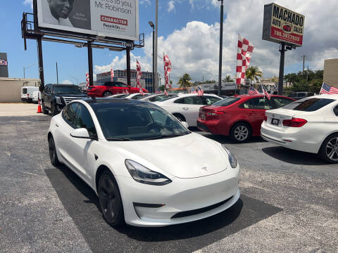 2021 Tesla Model 3 for sale at MACHADO AUTO SALES in Miami FL