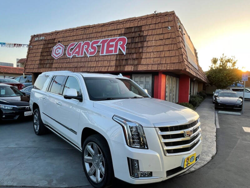 2016 Cadillac Escalade ESV for sale at CARSTER in Huntington Beach CA