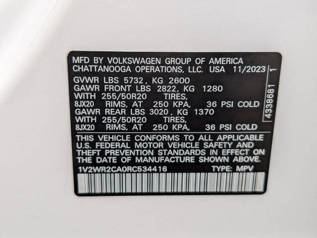 2024 Volkswagen Atlas SE