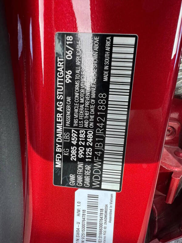 2018 Mercedes-Benz C-Class C 300