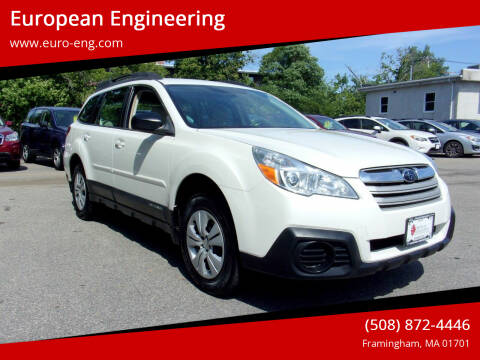 2013 Subaru Outback for sale at European Engineering in Framingham MA