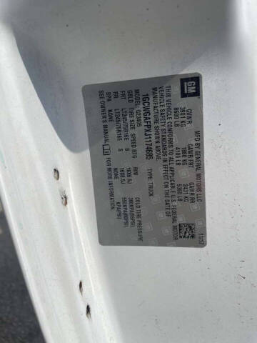 2018 Chevrolet Express 2500