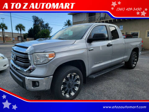 2015 Toyota Tundra for sale at A TO Z  AUTOMART in West Palm Beach FL