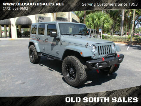 2015 Jeep Wrangler Unlimited for sale at OLD SOUTH SALES in Vero Beach FL