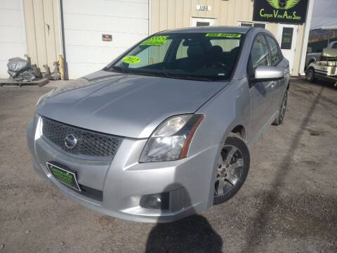 2012 Nissan Sentra for sale at Canyon View Auto Sales in Cedar City UT
