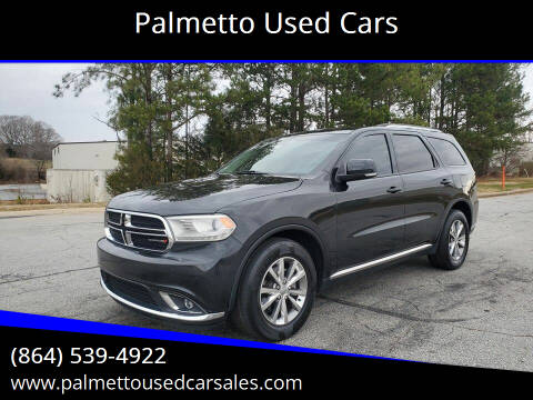 2014 Dodge Durango for sale at Palmetto Used Cars in Piedmont SC