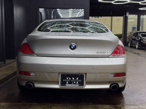 2007 BMW 6 Series 650i