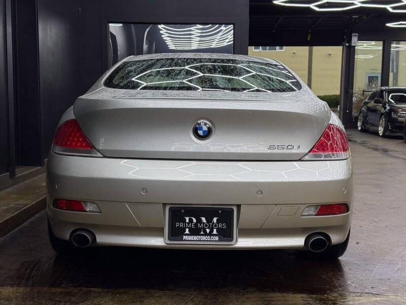 2007 BMW 6 Series 650i